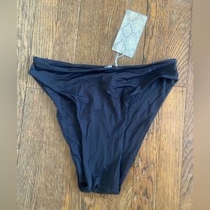 Toluca high waisted swim bottoms blk
